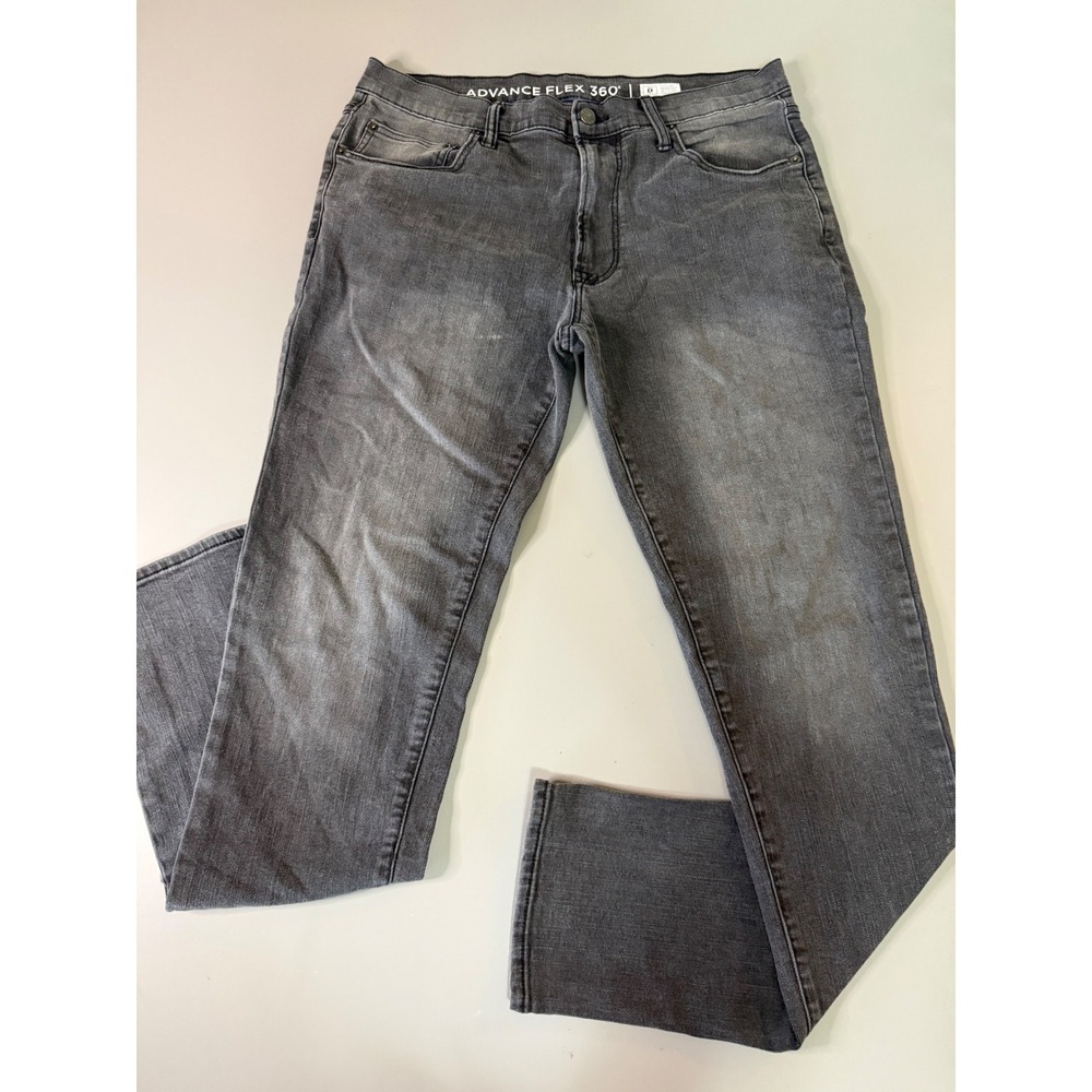 Arizona Jean Co Advance Flex 360 Slim Fit Gray Jeans Mens 34x34 Stretch Denim